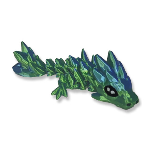 XS Articulated Dragon (Blue-Green)