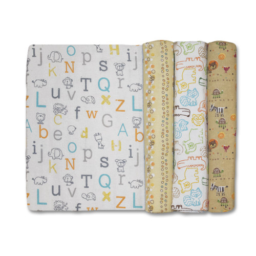 Size (L) Alphabet Animals Blanket Set