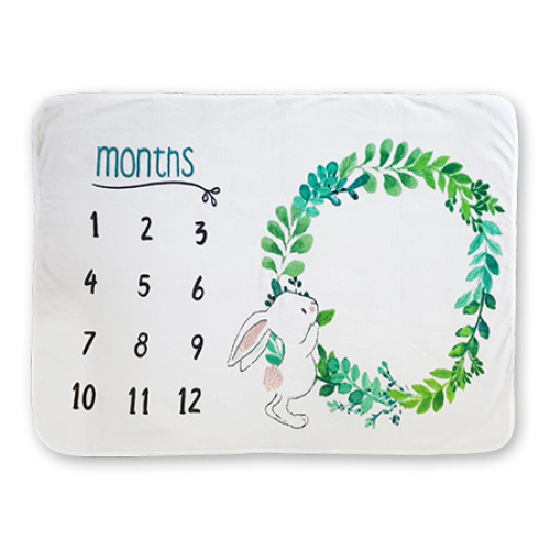 Bunny Milestone Blanket 1mx0.7m