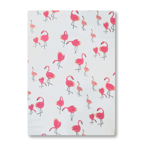 BBM007 Mom & Baby Flamingo Muslin Blanket