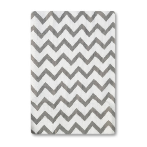 BBM302 Grey Chevron Bamboo Muslin (120x110)