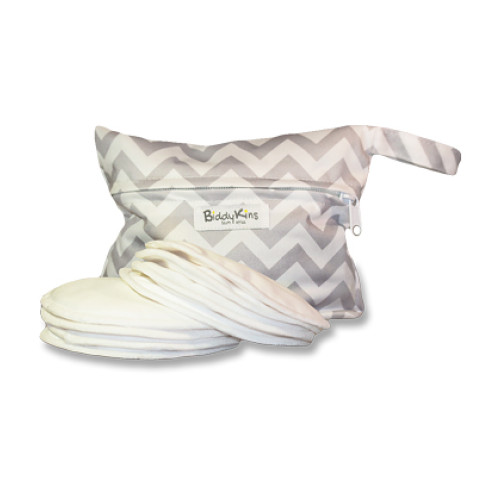 BiddyKins Breast Pads (WHITE)