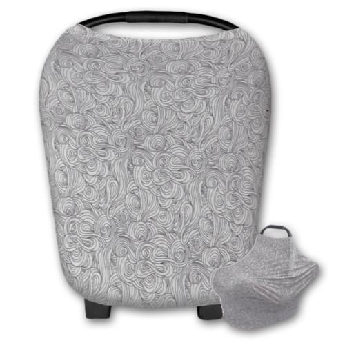 CC001 Grey Swirl Carrier Cover