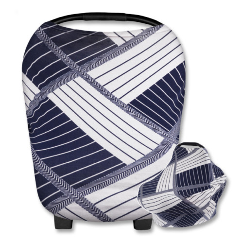 CC007 White Navy Stripes Carrier Cover 