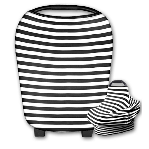 CC010 Black Horizontal Stripe Carrier Cover