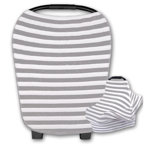 CC011 Grey Horizontal Stripe Carrier Cover
