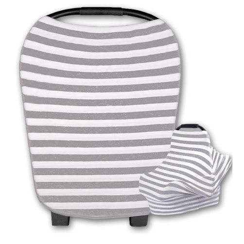 CC011 Grey Horizontal Stripe Carrier Cover