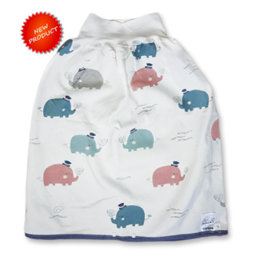 Nighttime Waterproof Skirt-Pants: Elephants