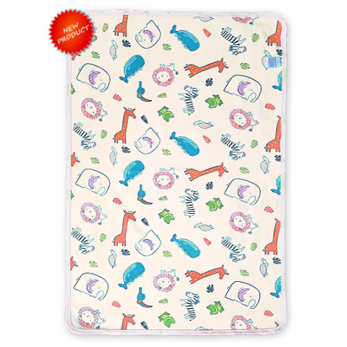 Bed Protector: Cream Animals