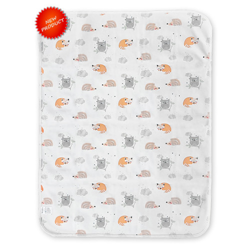 Bed Protector: Foxes, Owls, Hedgehogs