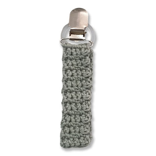 Dummy Clip - Straight Crochet - Dark Grey