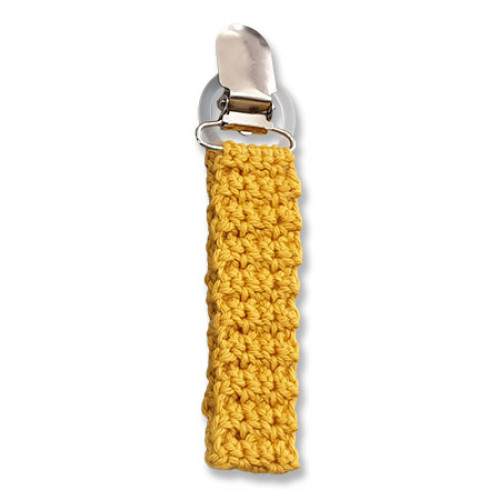 Dummy Clip - Straight Crochet - Yellow