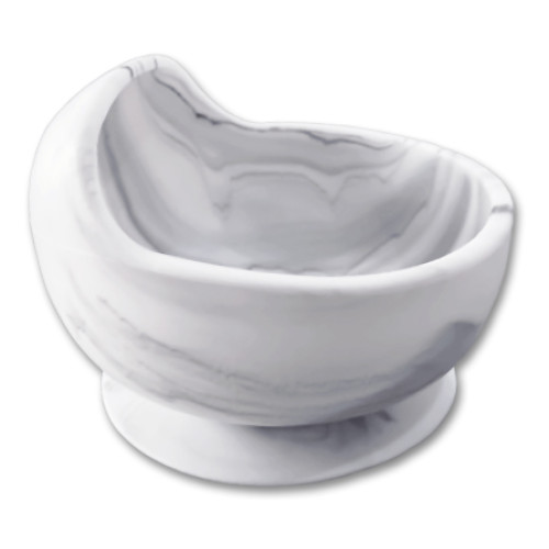 Marble Small Suction Bowl with Lip