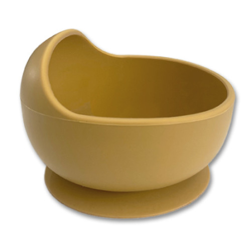 Mustard Small Suction Bowl with Lip