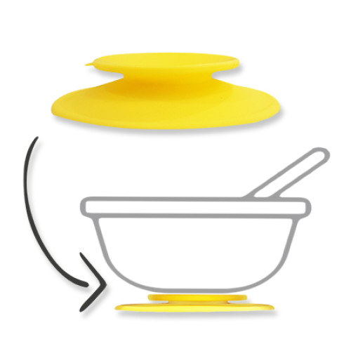 Yellow Silicone Suction Adapter