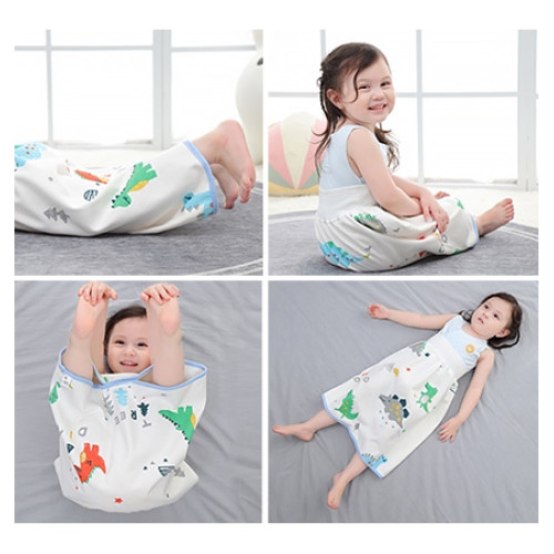 Nighttime Waterproof Skirt-Pants: Dino Crocs