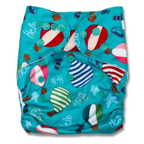 F109 Turquoise Hot Air Balloons Ai1