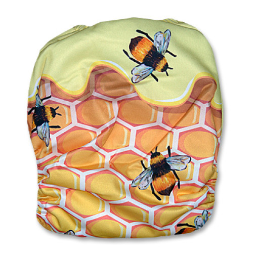 F520 Honeycomb with Honey Bees Ai1