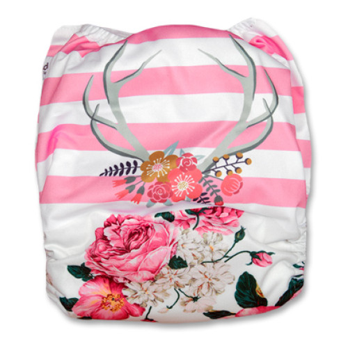 F521 Pink Stripe Floral Ai1