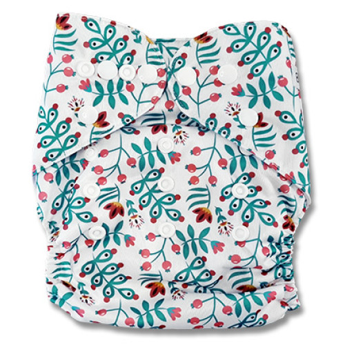 F276 Turquoise Twigs Pink Berries Ai1