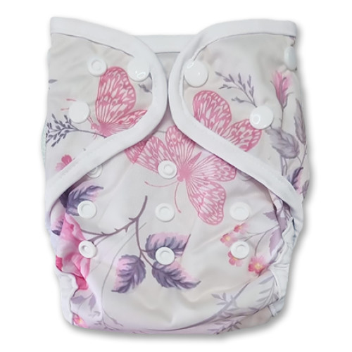 SE NbAi1 - Cream Butterflies Floral