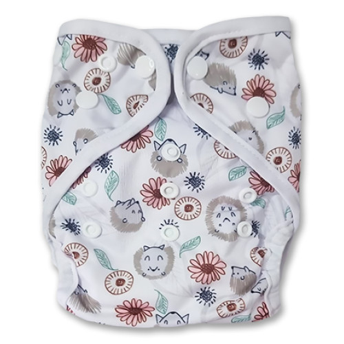 SE NbAi1 - White Hedgehogs Floral