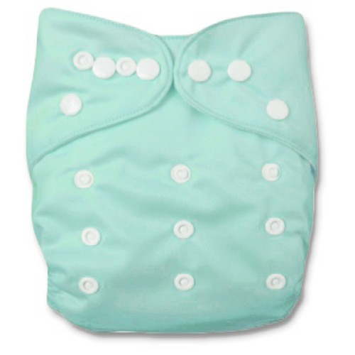 CH003 Plain Aqua Charcoal Pocket