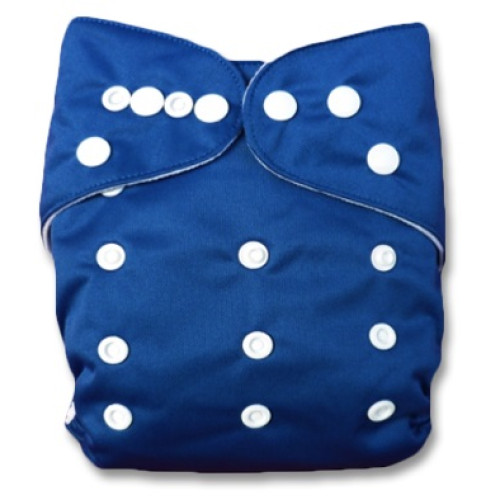 CH004 Plain Dark Blue Charcoal Pocket