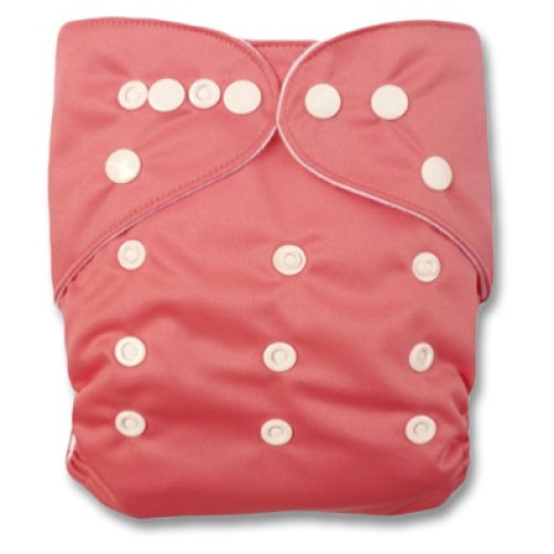 CH005 Plain Peach Pink Charcoal Pocket