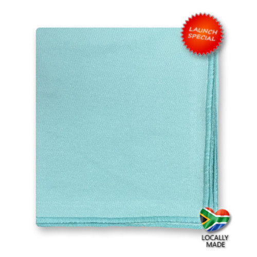50cm SlimFit Cotton Flat - Aqua