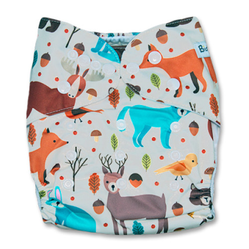 NbDG028 Woodlands Creatures Newborn DGusset Cover