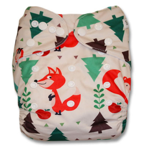 NbDG038 Fox in Woods Newborn DGusset Cover