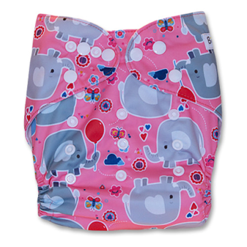 NbDG034 Pink Balloon Ellies Newborn DGusset Cover