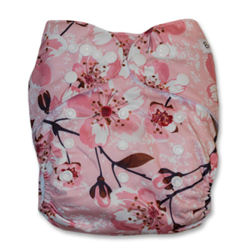 J044 Pink with Cherry Blossom Newborn Cover