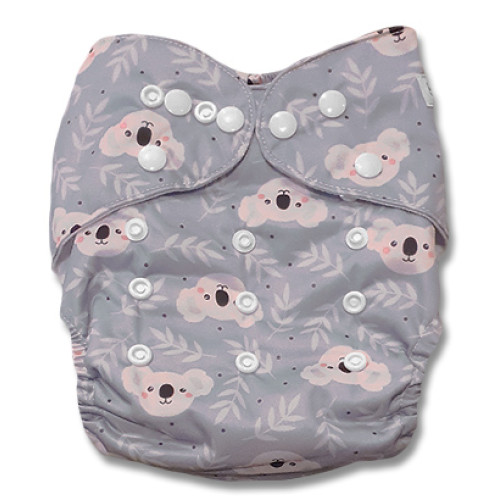 J053 Grey Koala Bears Newborn Cover