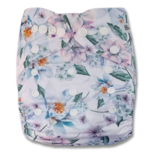 B319 Soft Pastel Floral Pocket