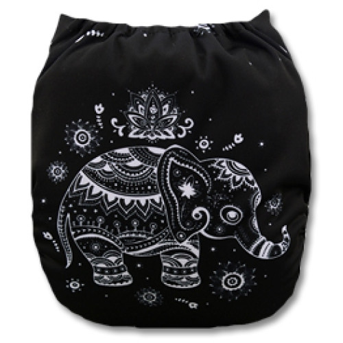 C012 Black Mystic Ellies Position Print