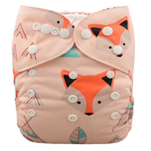 C016 Teepee Foxes Position Print
