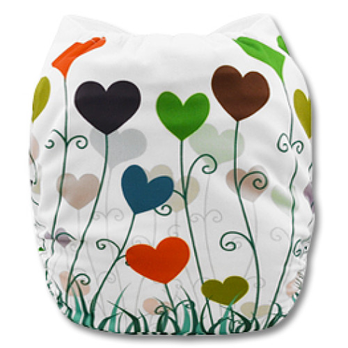 C074 Heart Tulips Position Print
