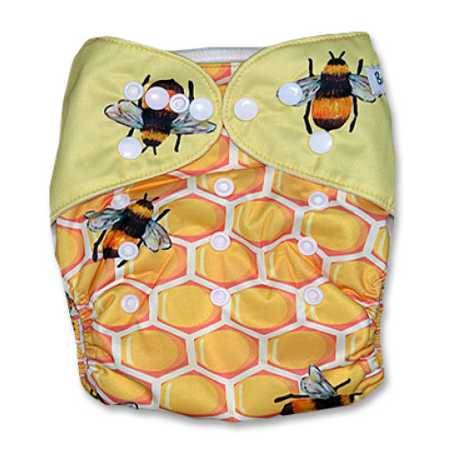 C086 Honey Comb with Honey Bees Position Print