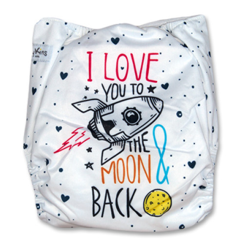 C082 White Moon & Back Position Print