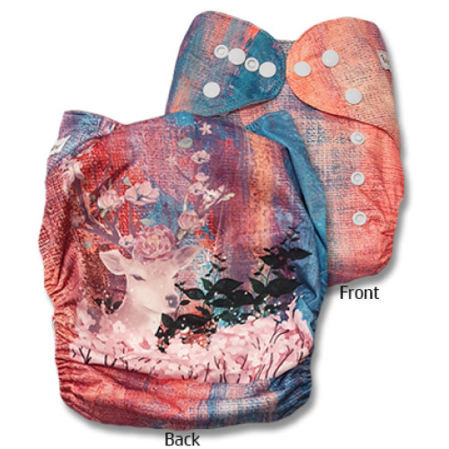 C110 Blue Peach Painted Buck Position Pocket