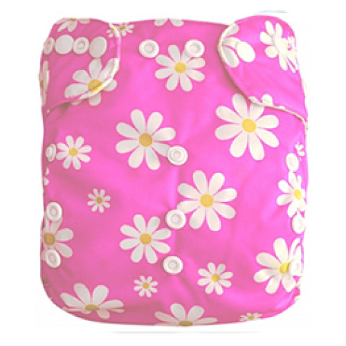 B013 Pink with White Daisies