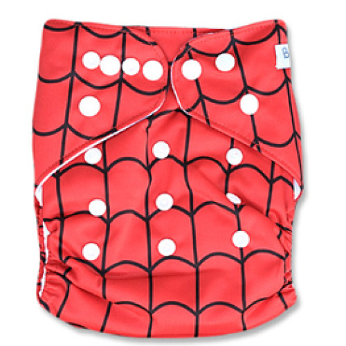 B023 Red Spiderman Web