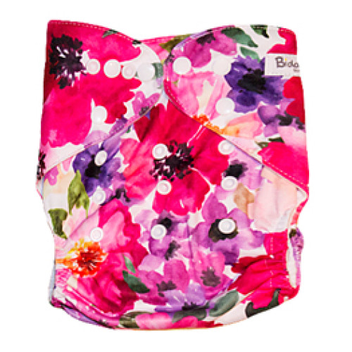B066 Pink& Lilac Watercolor Floral