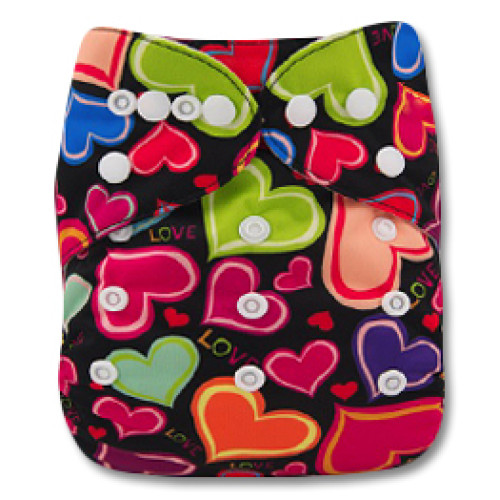B109 Multicoloured Hearts