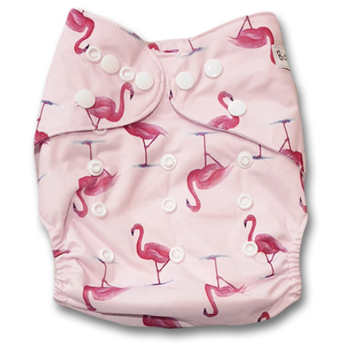 B148 Pink with Pink Flamingos