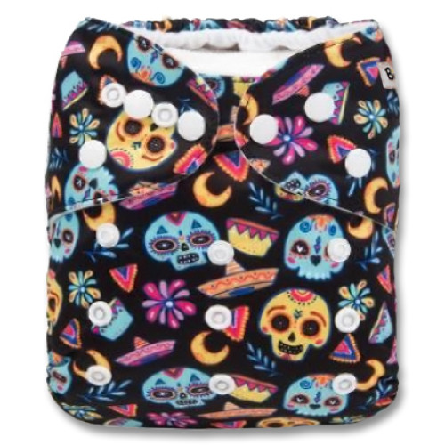 B179 MultiColor Skulls