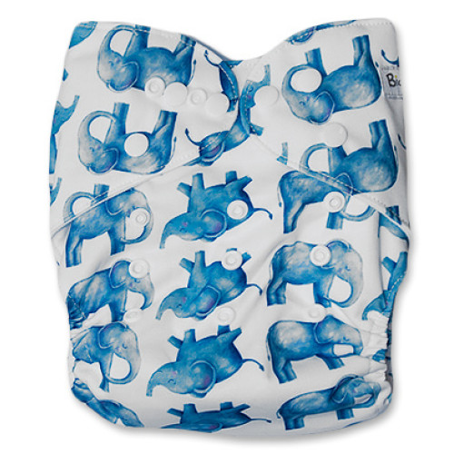 B185 White Blue Ellies