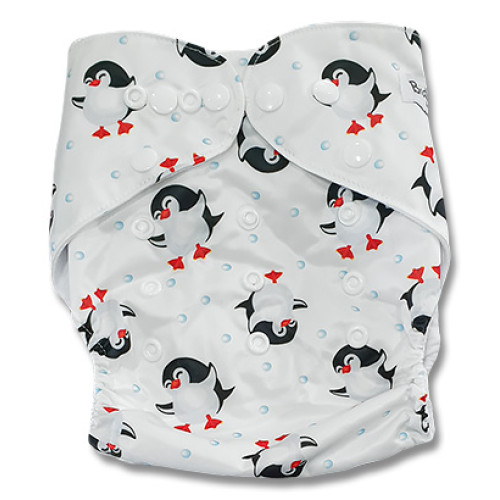 B282 Cute Snow Penguins Pocket
